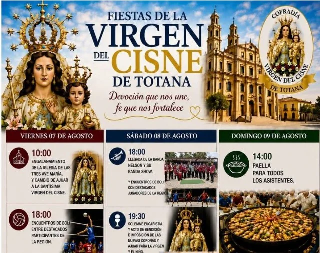 Programa de las Fiestas de la Virgen del Cisne de Totana 2026